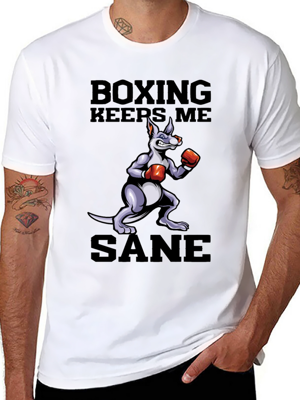 Boxing Keeps Me Sane T-Shirt