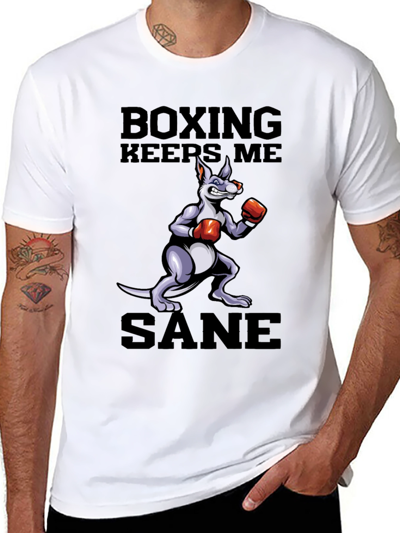 Boxing Keeps Me Sane T-Shirt