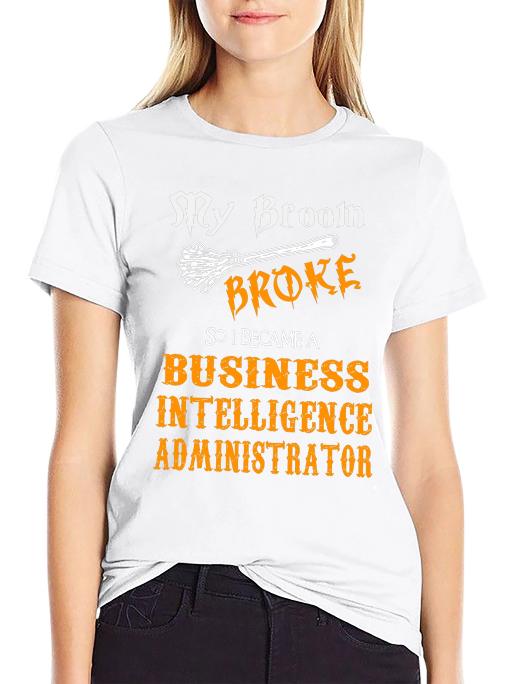Funny Business Intelligence Admin Halloween T-Shirt