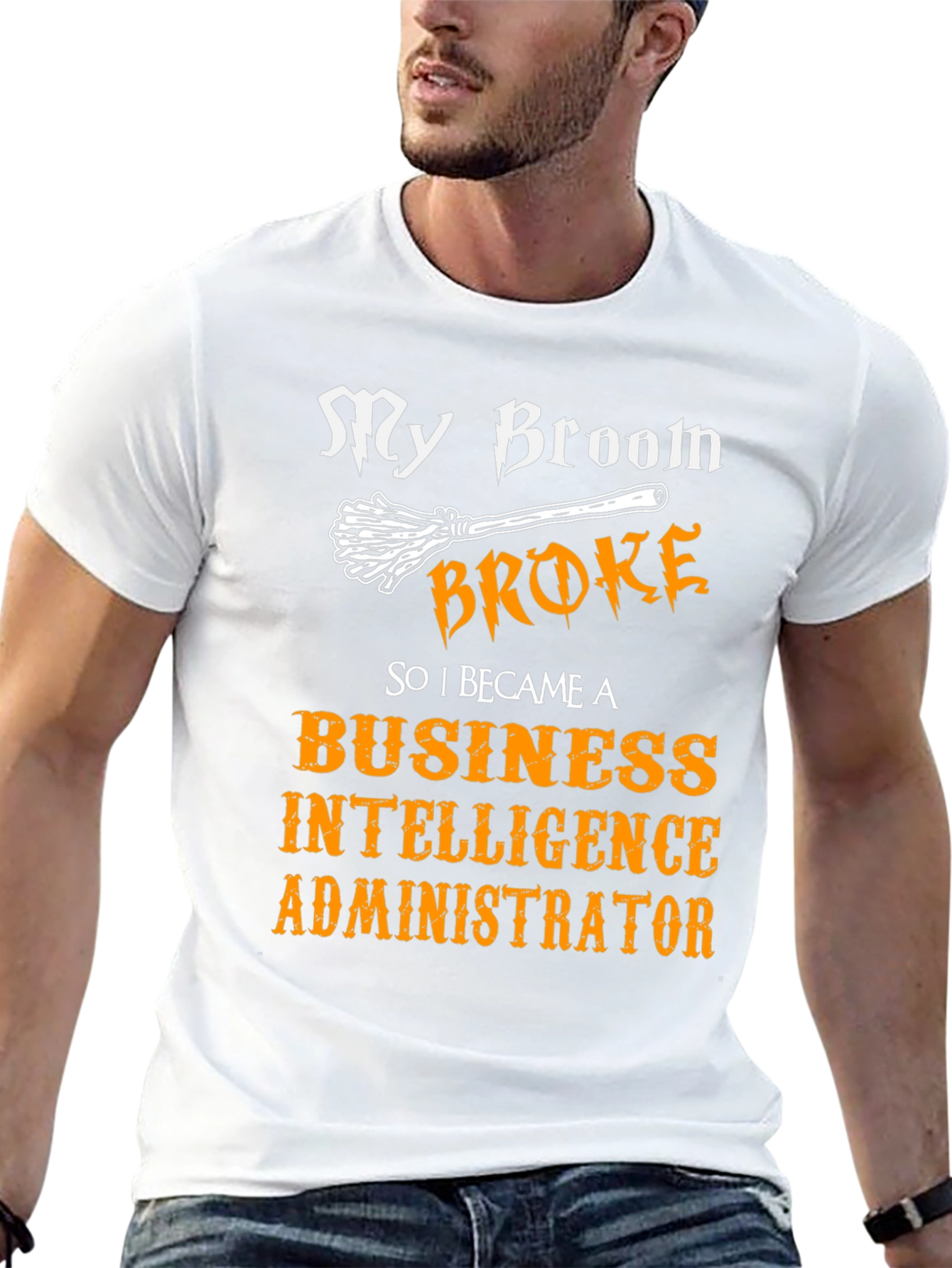 Funny Business Intelligence Admin Halloween T-Shirt