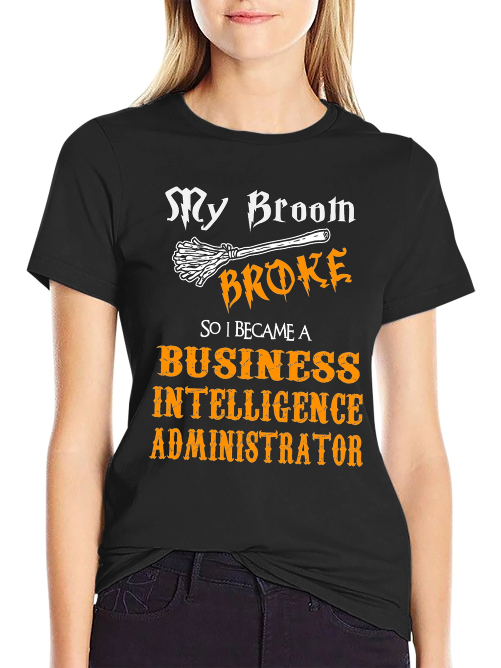 Funny Business Intelligence Admin Halloween T-Shirt