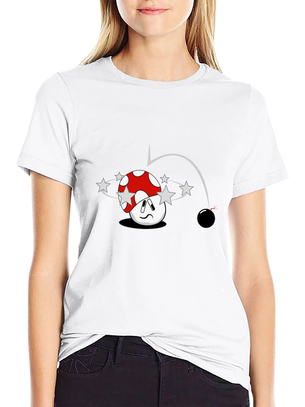 Cartoon Mushroom T-Shirt