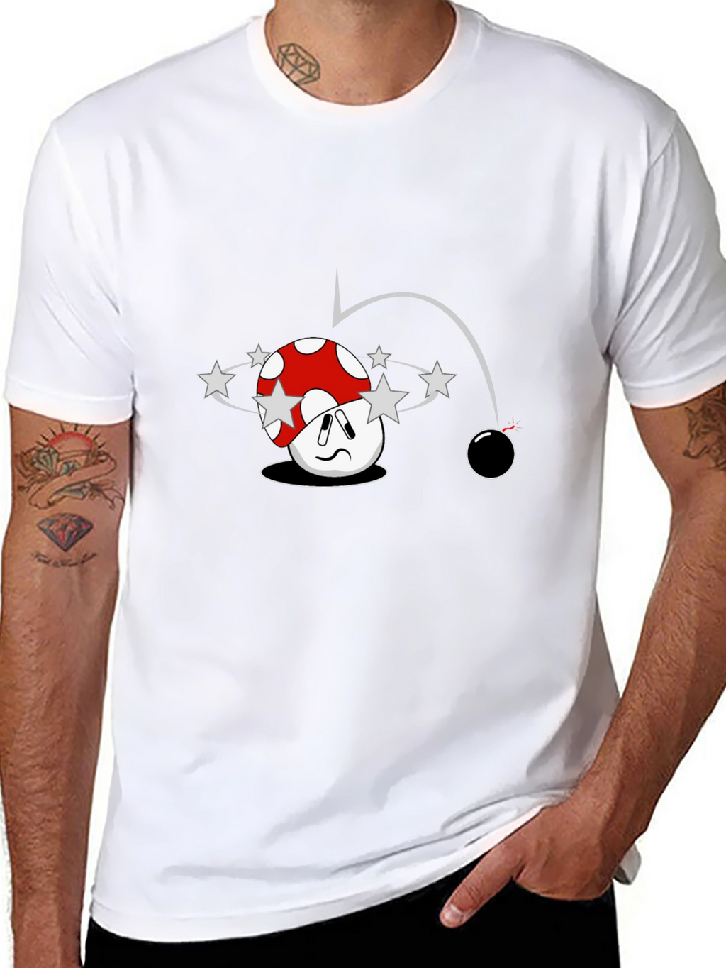 Cartoon Mushroom T-Shirt