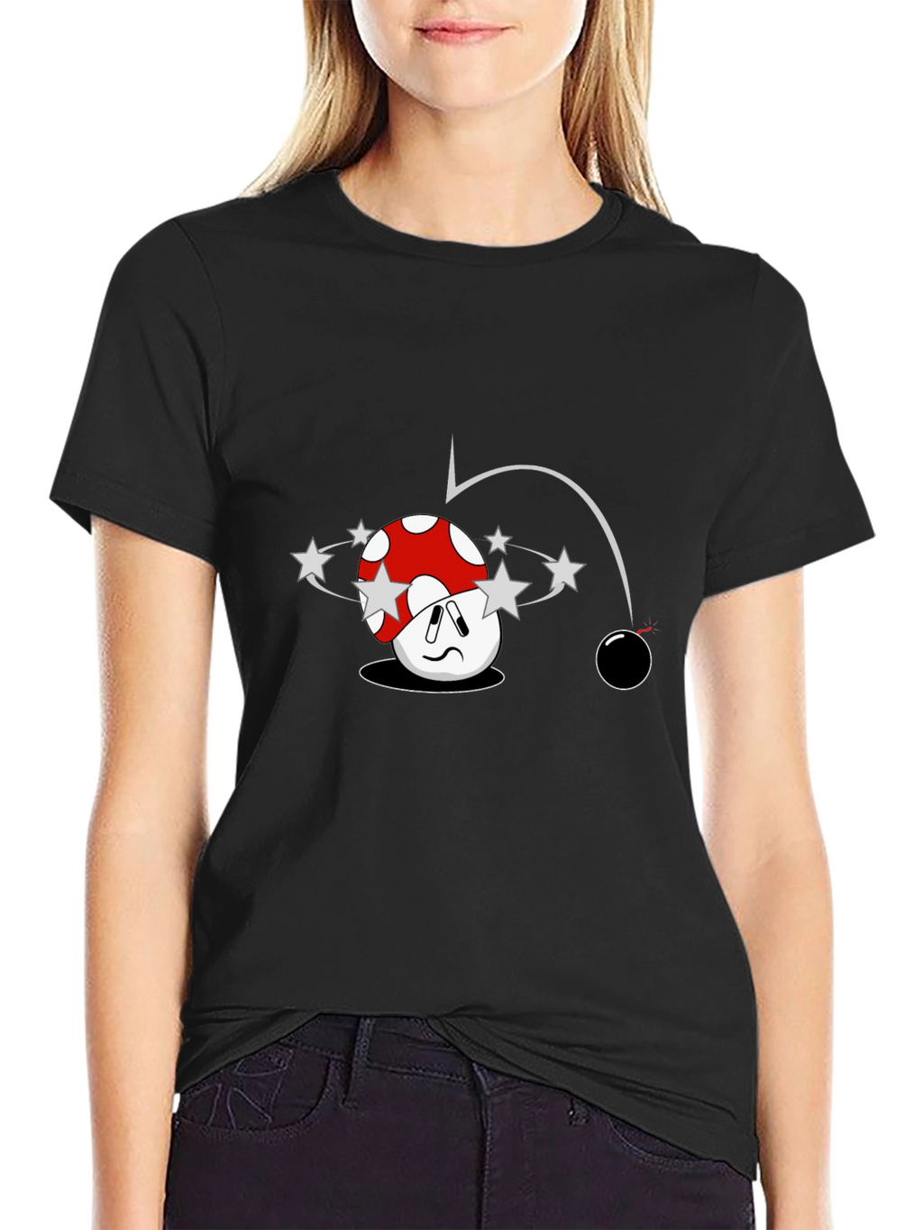 Cartoon Mushroom T-Shirt
