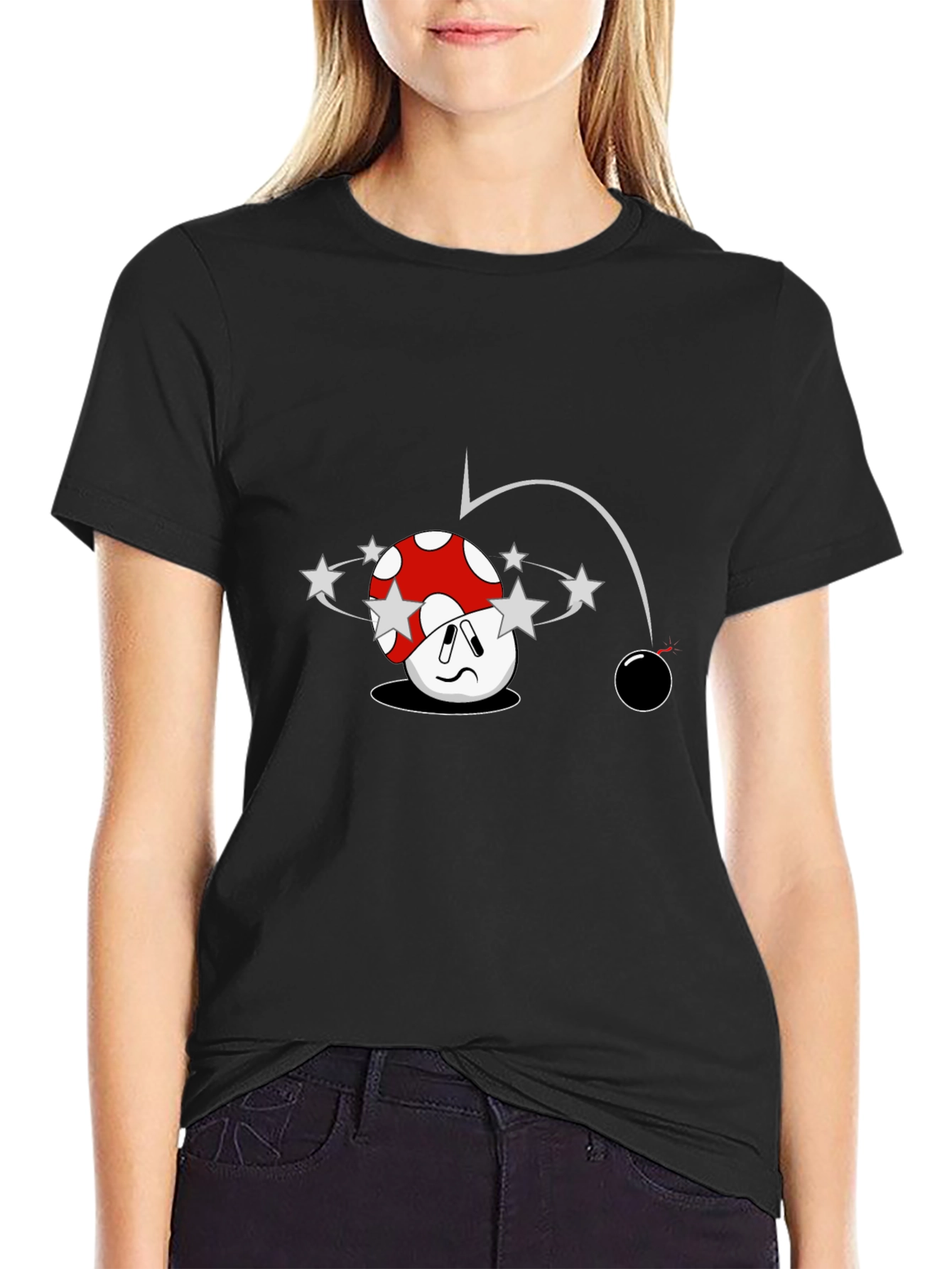 Cartoon Mushroom T-Shirt