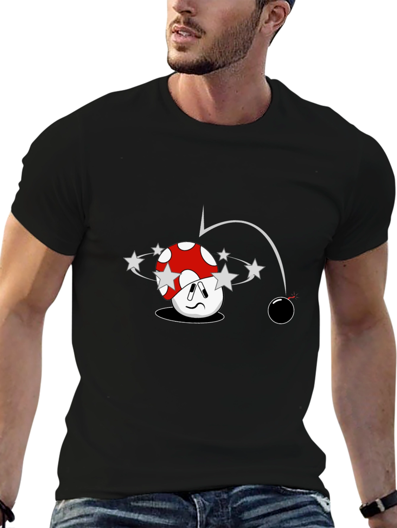 Cartoon Mushroom T-Shirt