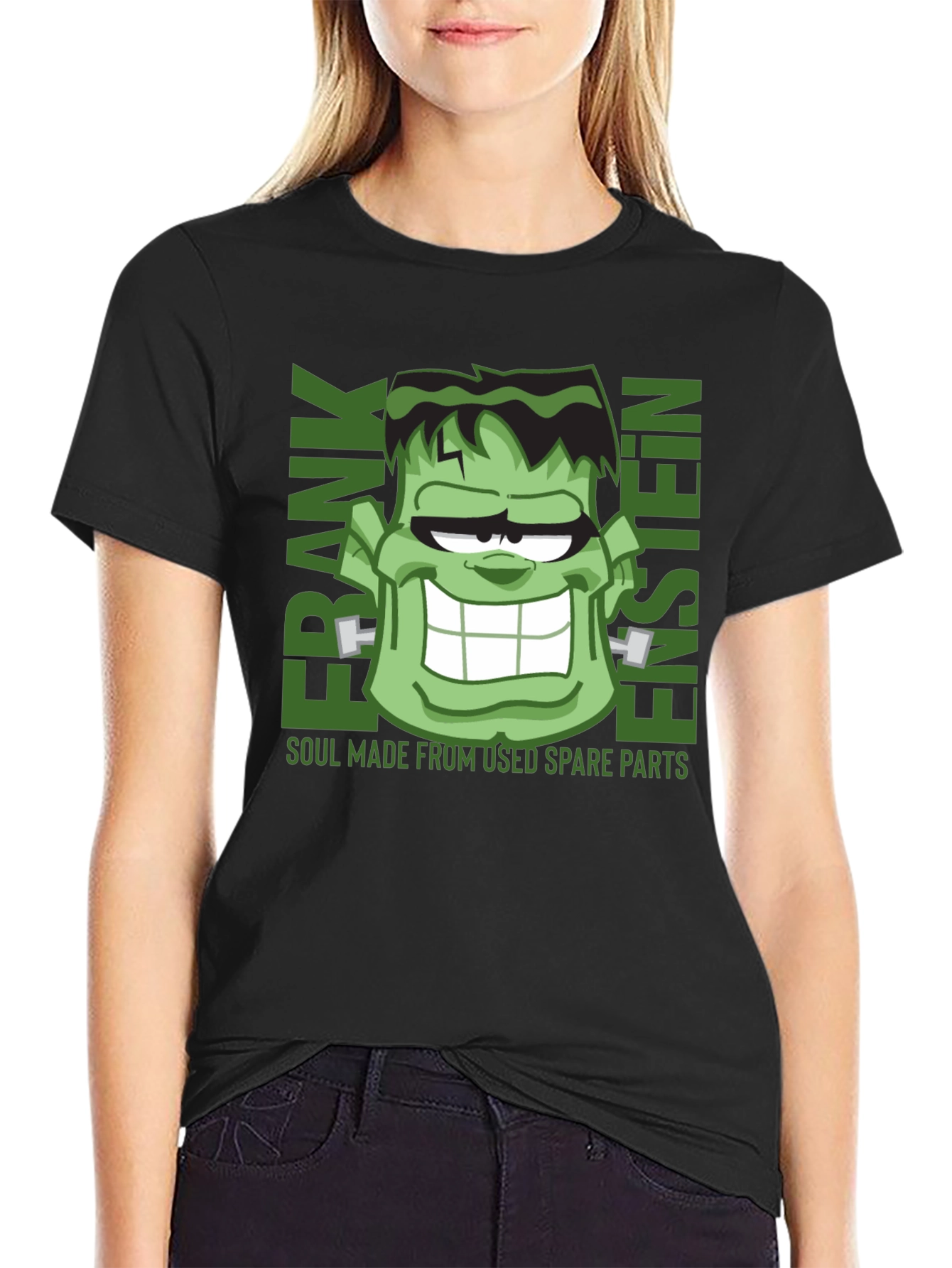 Frankenstein Graphic T-Shirt - Soul Made From Spare Parts