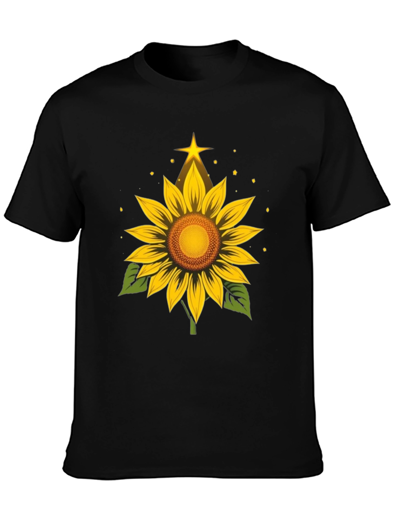 Sunflower Star T-Shirt - Stylish Nature Tee