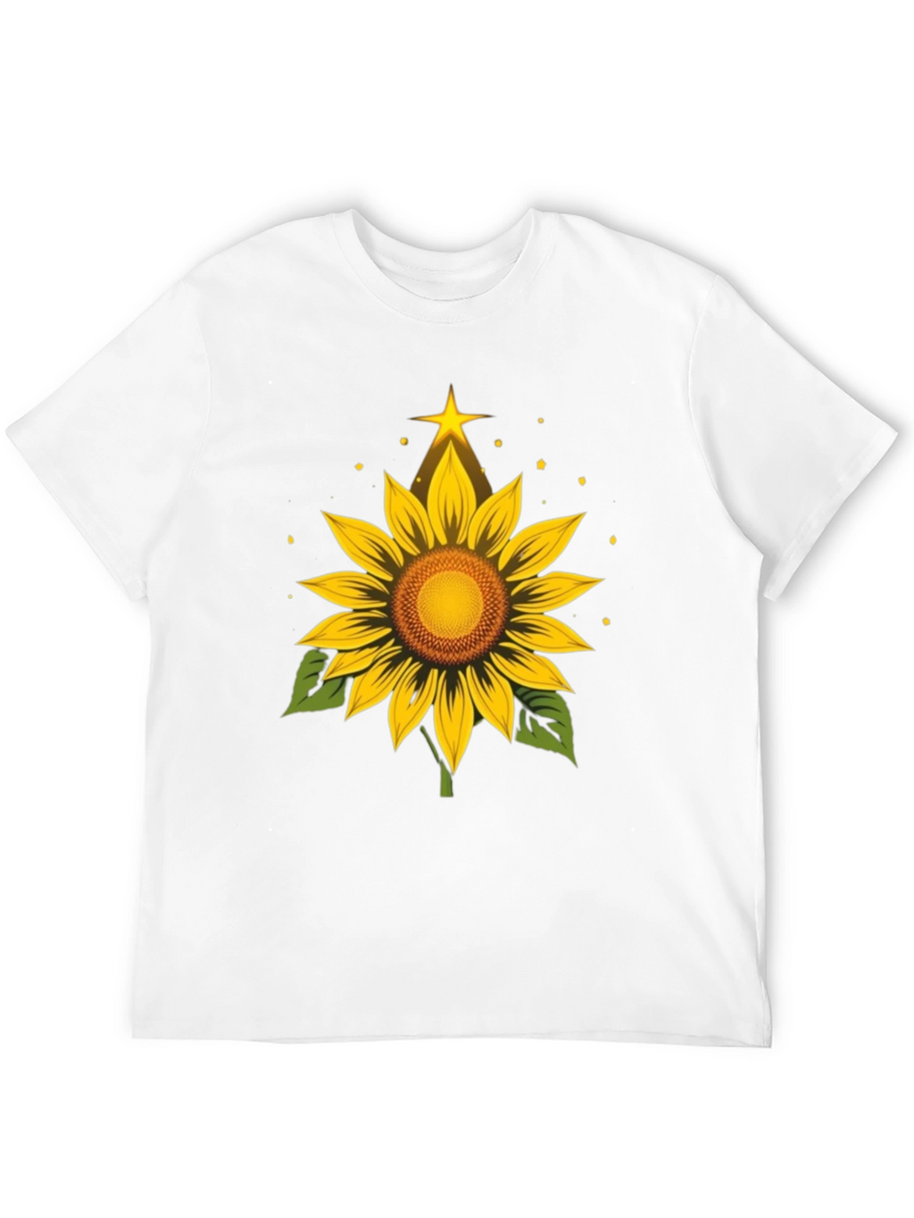 Sunflower Star T-Shirt - Stylish Nature Tee