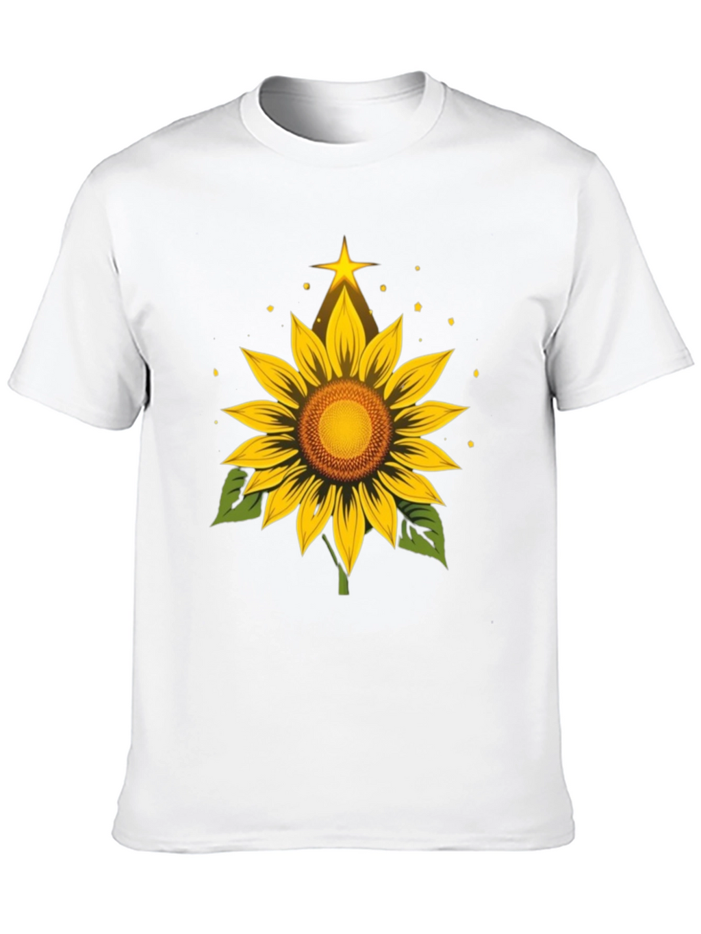 Sunflower Star T-Shirt - Stylish Nature Tee
