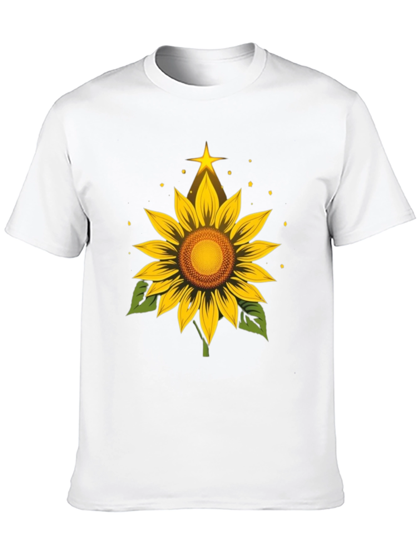Sunflower Star T-Shirt - Stylish Nature Tee