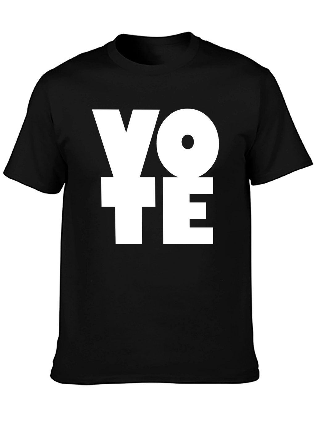 Vote Graphic Tee - Black Cotton