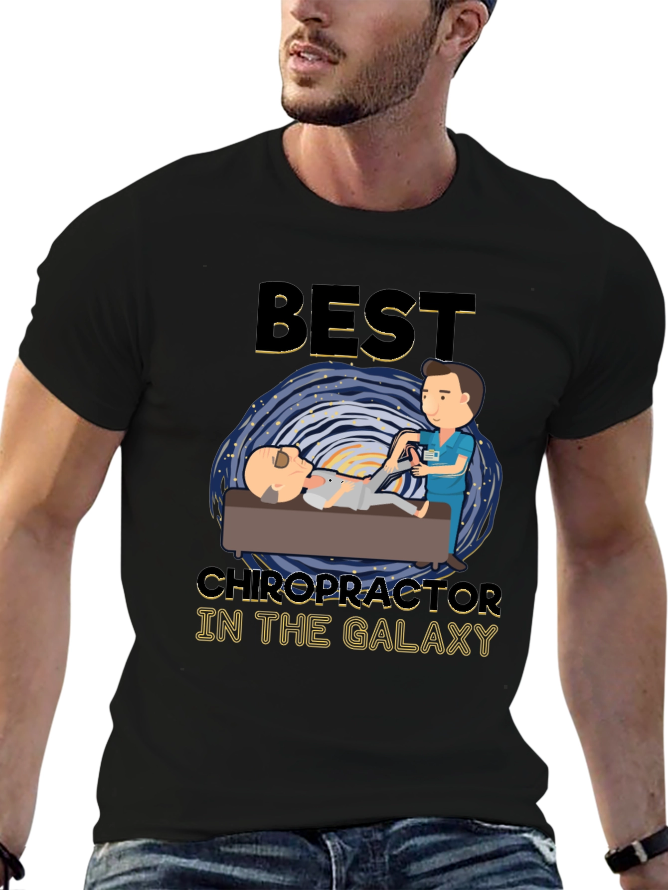 Best Chiropractor in the Galaxy Graphic T-Shirt