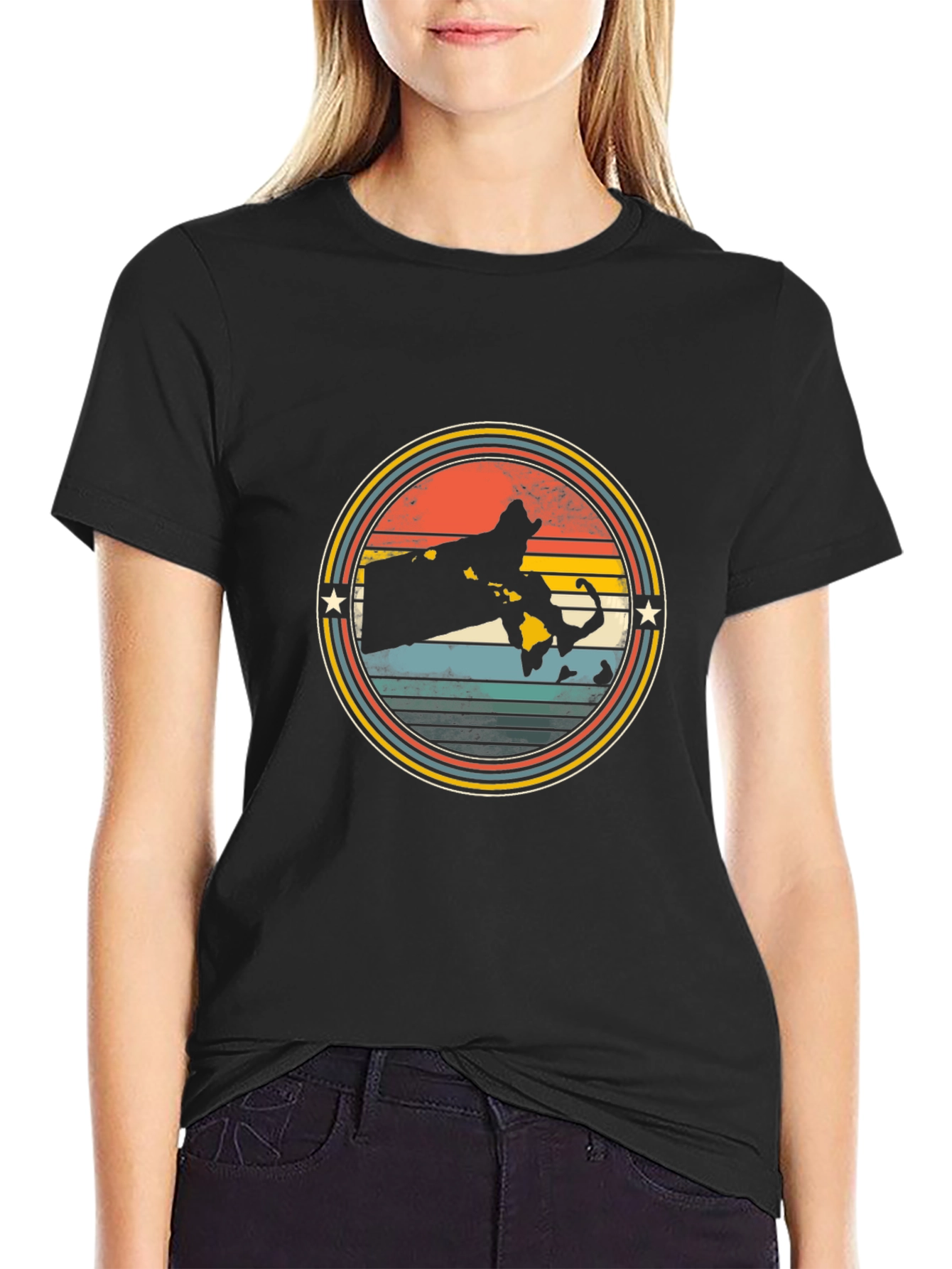 Retro Massachusetts Graphic T-Shirt