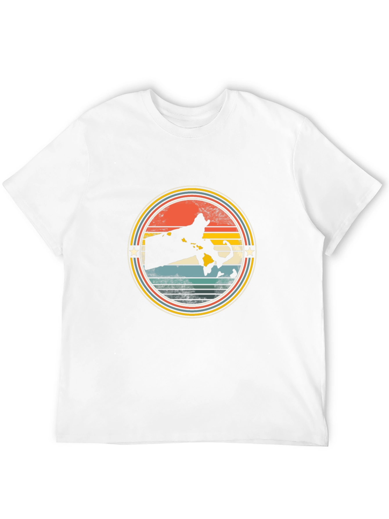 Retro Massachusetts Graphic T-Shirt