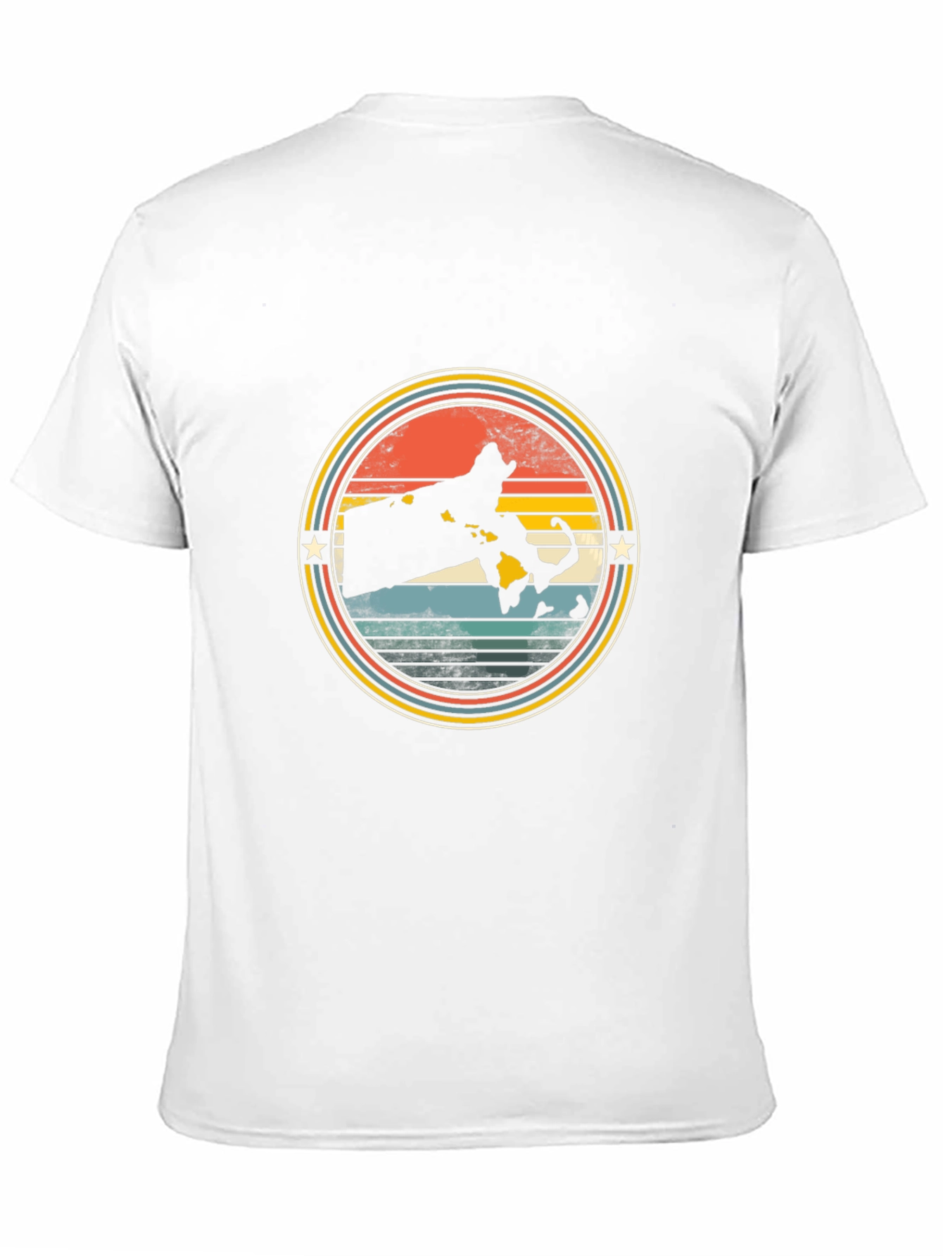 Retro Massachusetts Graphic T-Shirt