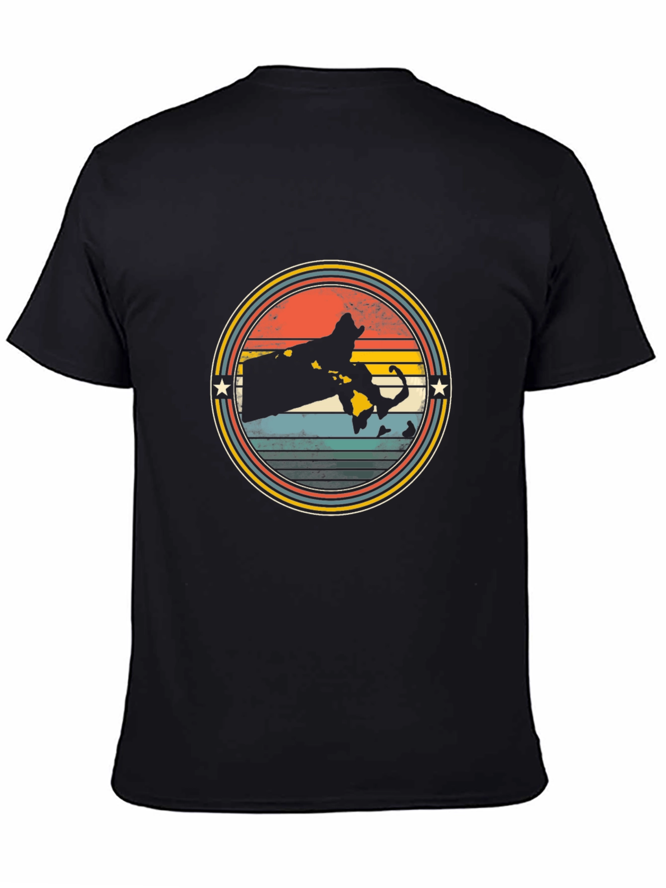 Retro Massachusetts Graphic T-Shirt