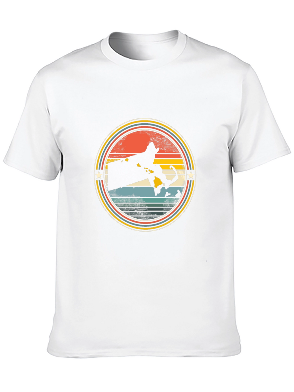 Retro Massachusetts Graphic T-Shirt