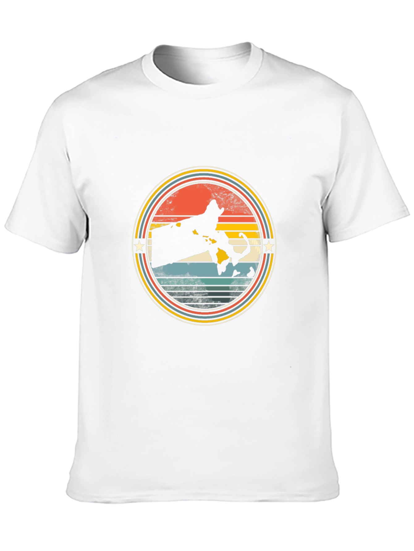 Retro Massachusetts Graphic T-Shirt