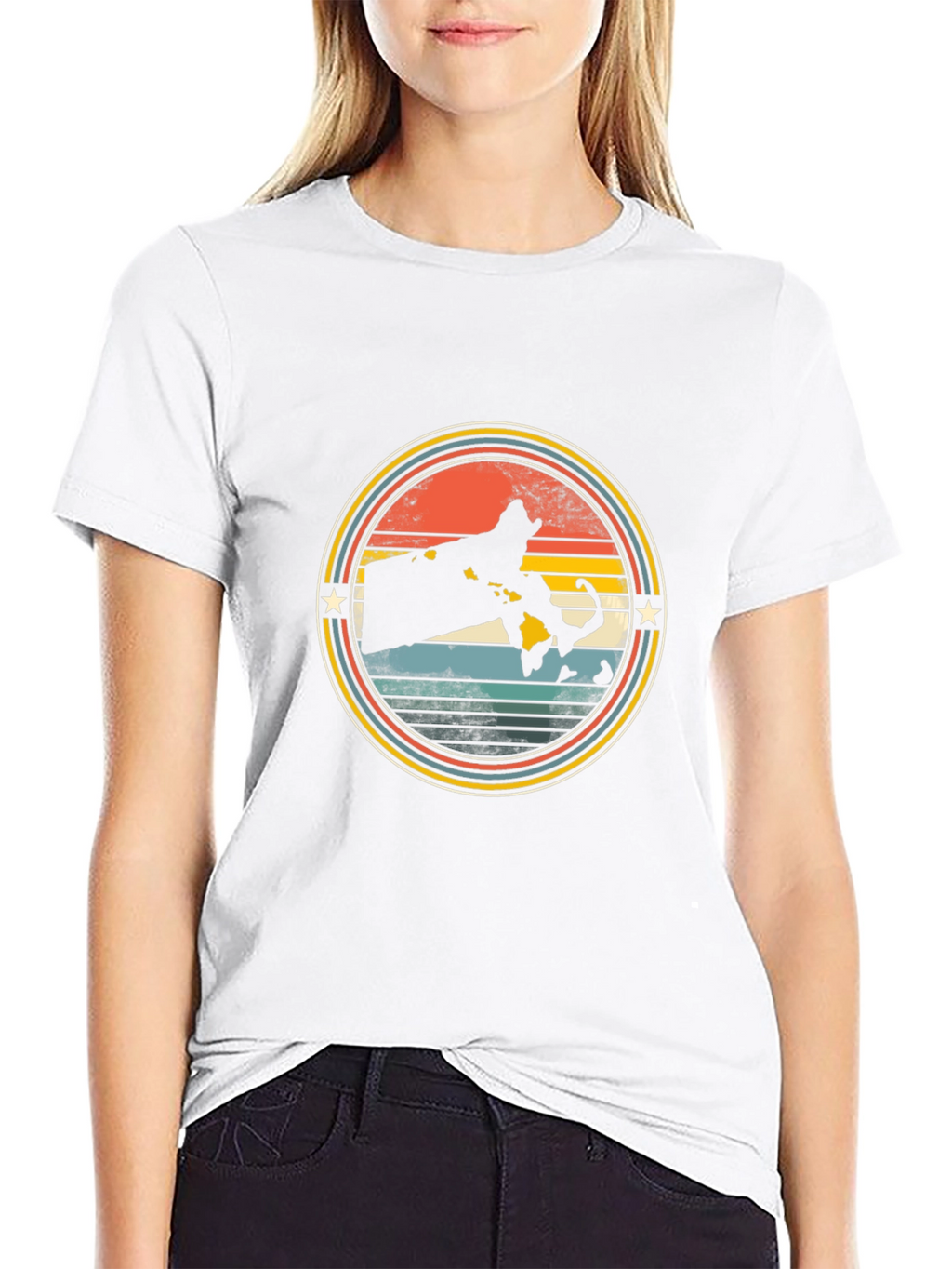 Retro Massachusetts Graphic T-Shirt