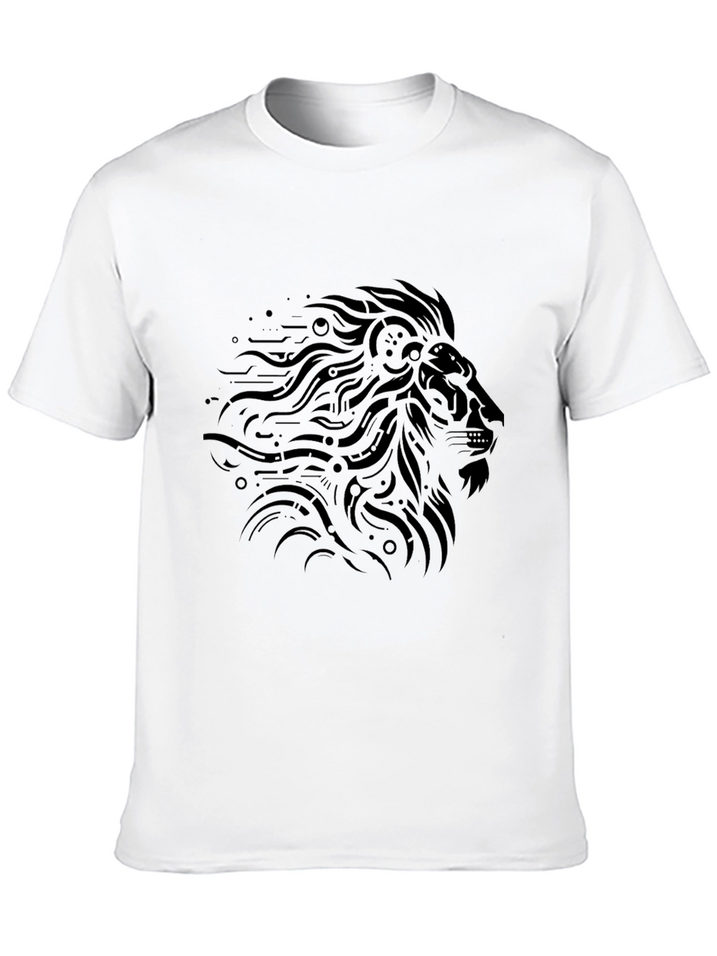 Lion Graphic Black T-Shirt