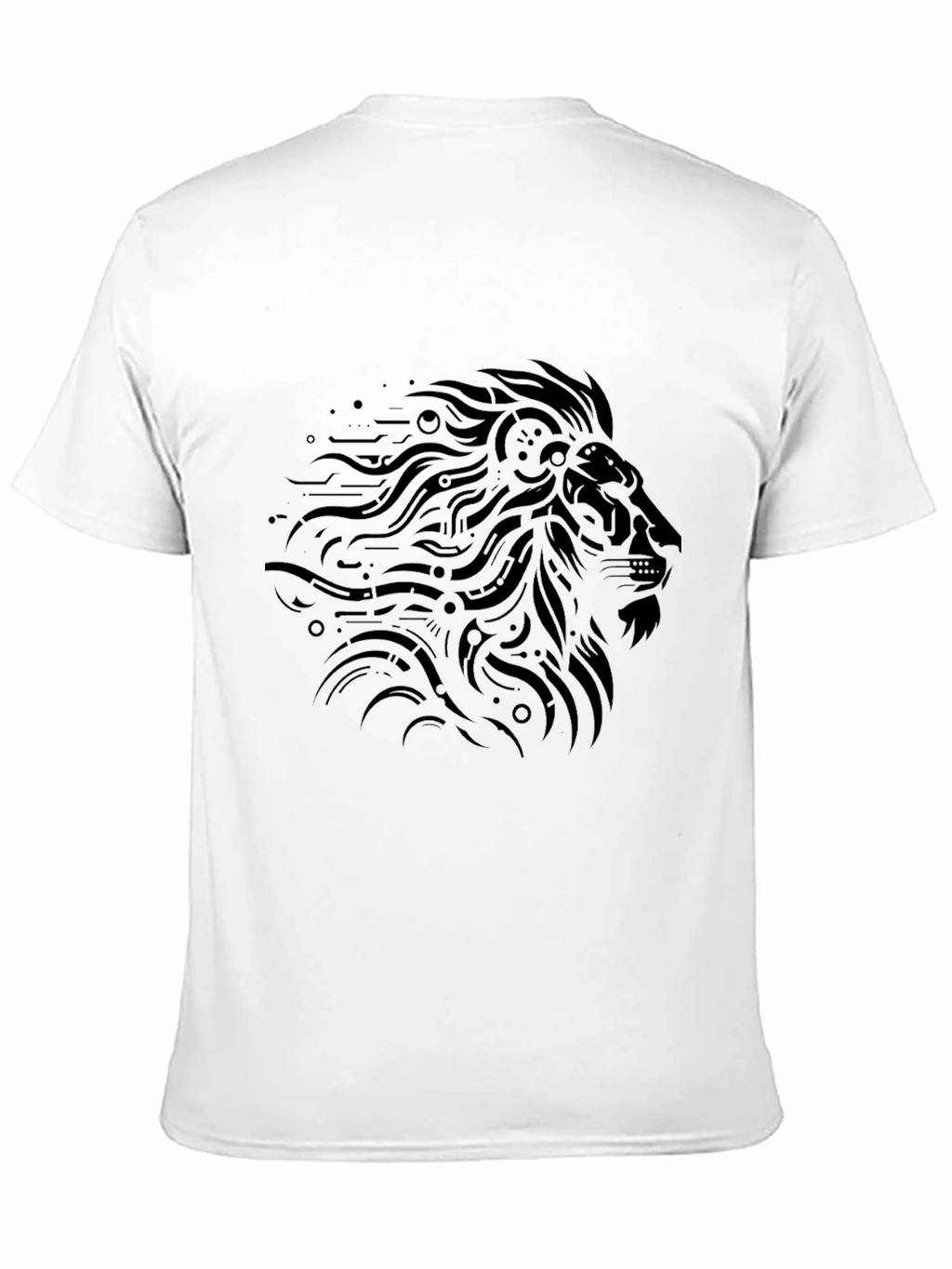 Lion Graphic Black T-Shirt