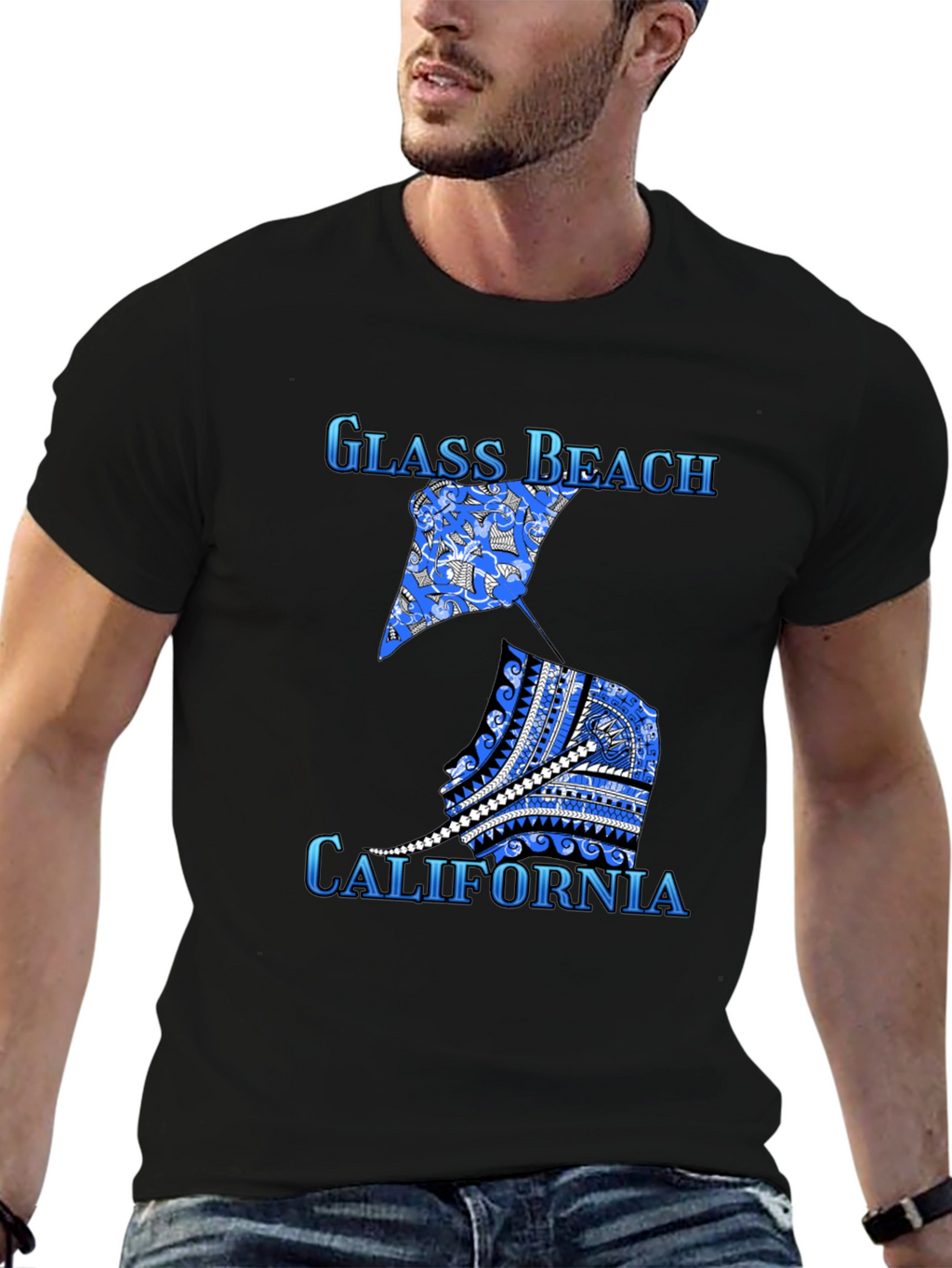 Glass Beach California Graphic Tee