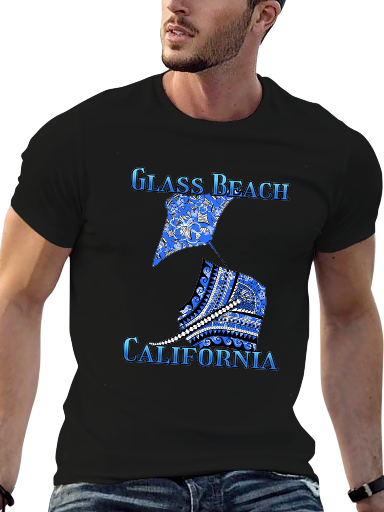Glass Beach California Graphic Tee