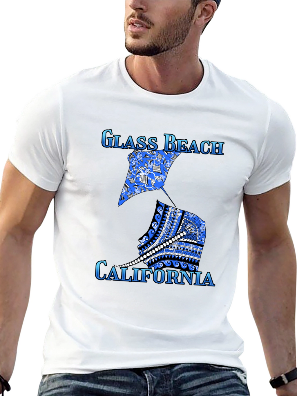 Glass Beach California Graphic Tee