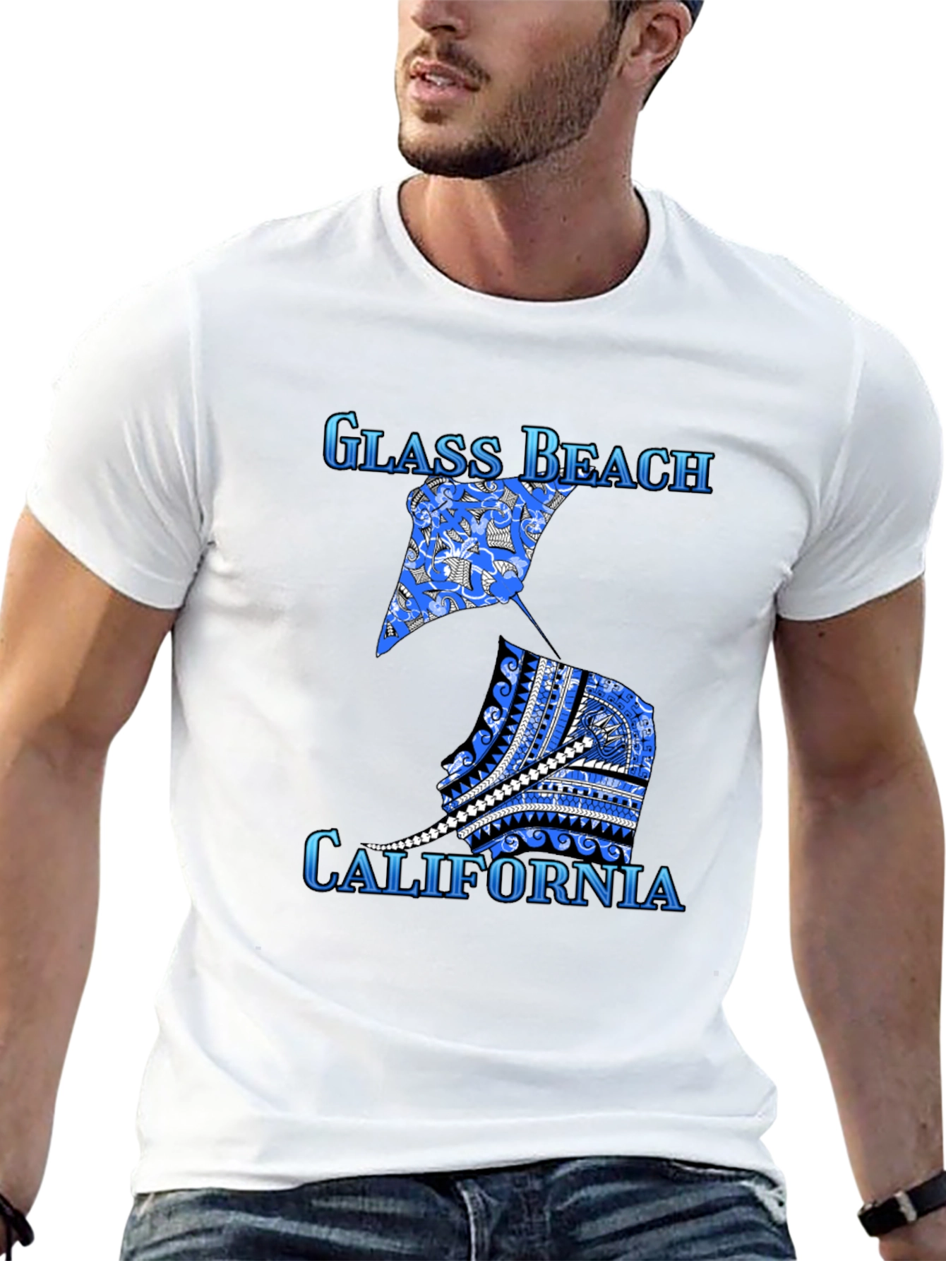 Glass Beach California Graphic Tee