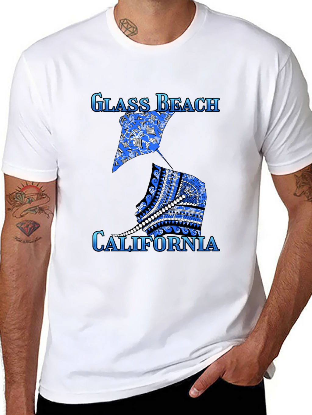 Glass Beach California Graphic Tee