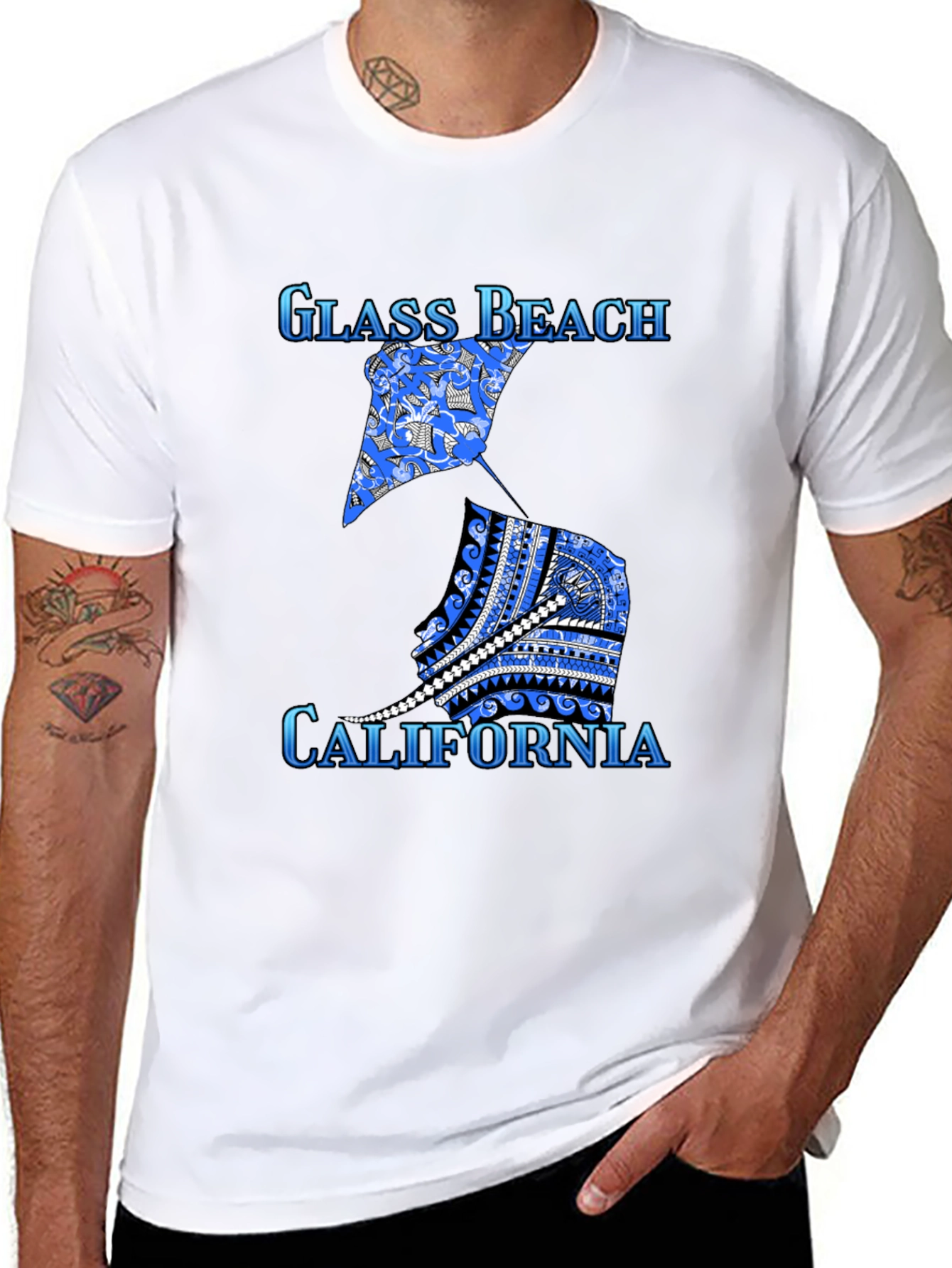 Glass Beach California Graphic Tee
