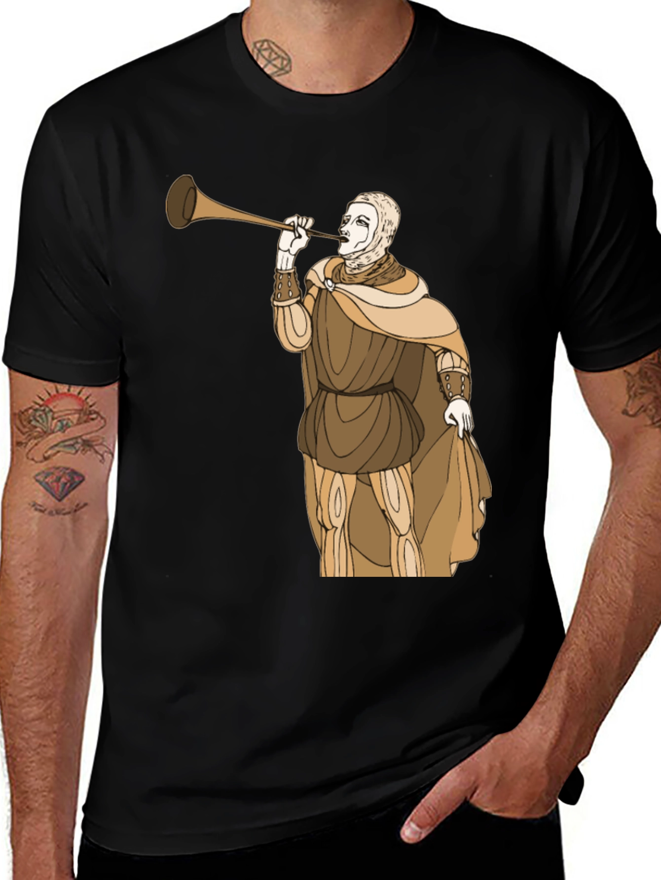 Medieval Herald T-Shirt - Unique Graphic Tee