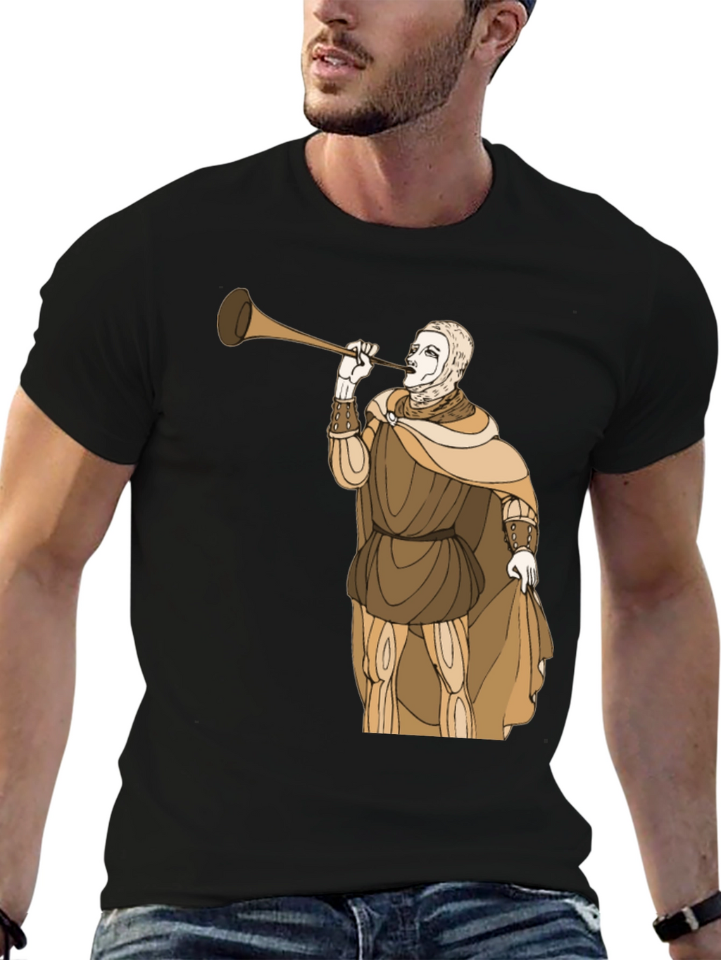 Medieval Herald T-Shirt - Unique Graphic Tee