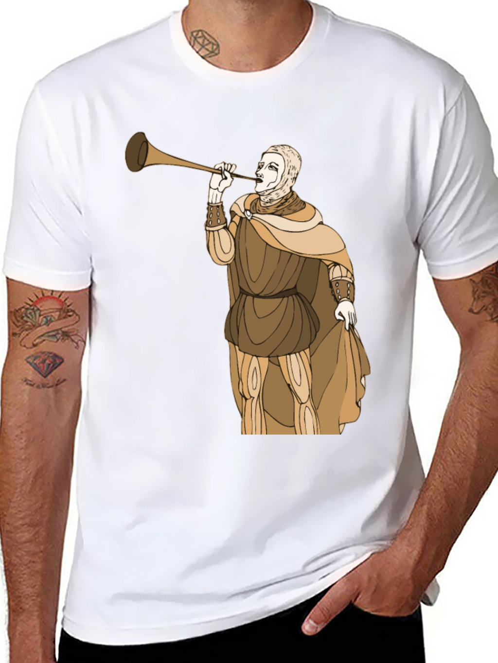 Medieval Herald T-Shirt - Unique Graphic Tee