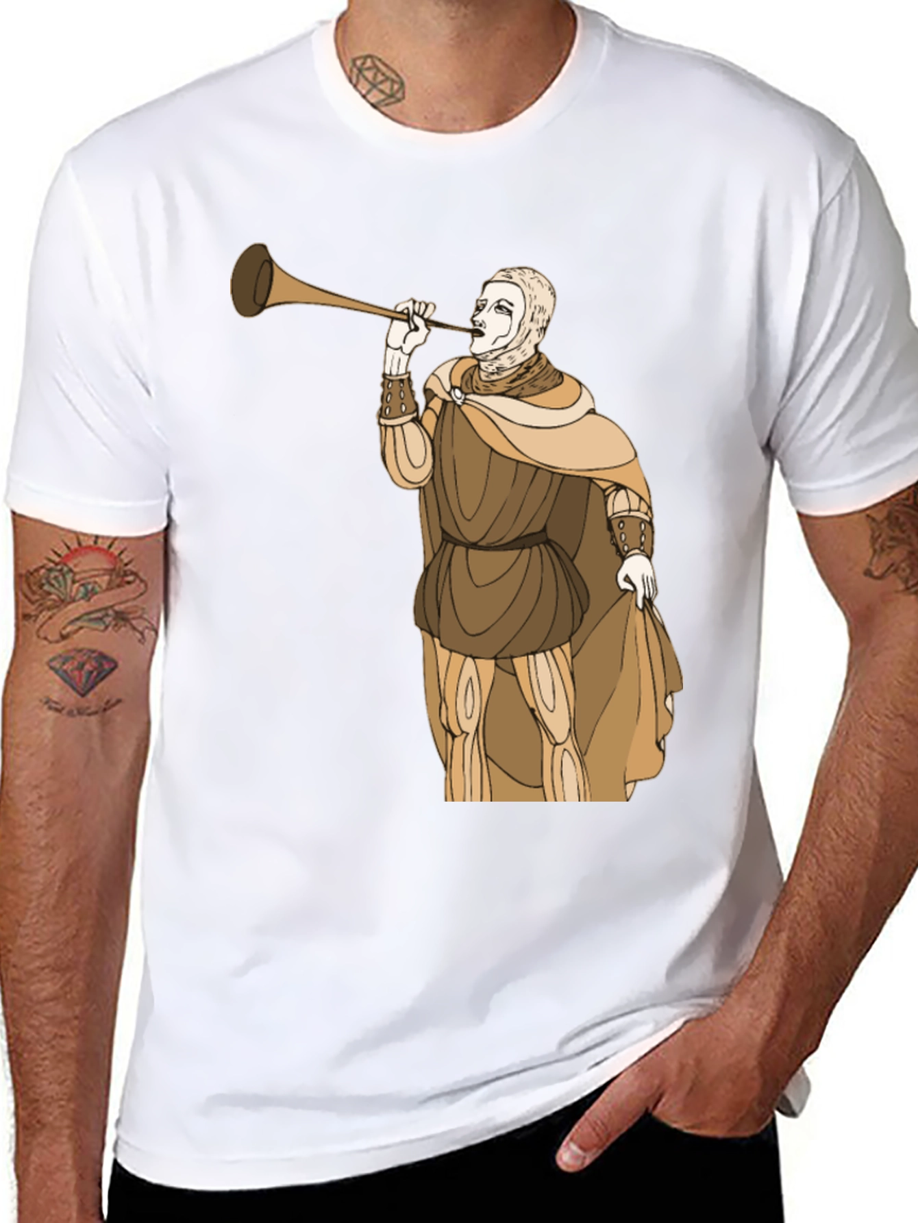 Medieval Herald T-Shirt - Unique Graphic Tee