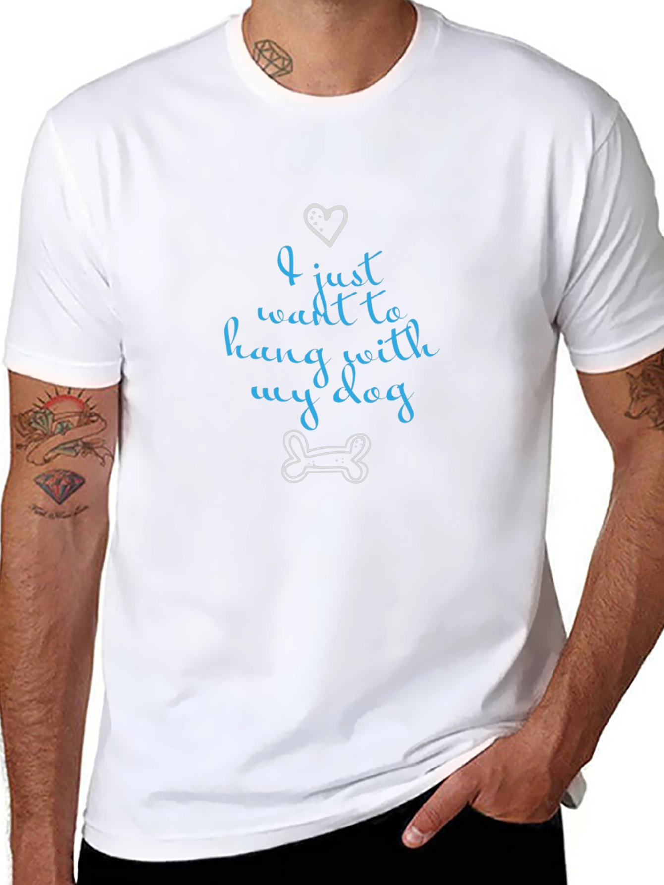 I Just Want to Hang With My Dog T-Shirt