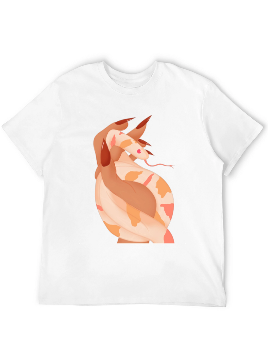 Snake & Hand Graphic Tee - Black T-Shirt
