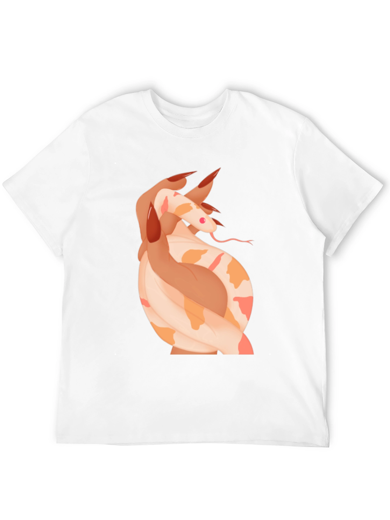 Snake & Hand Graphic Tee - Black T-Shirt