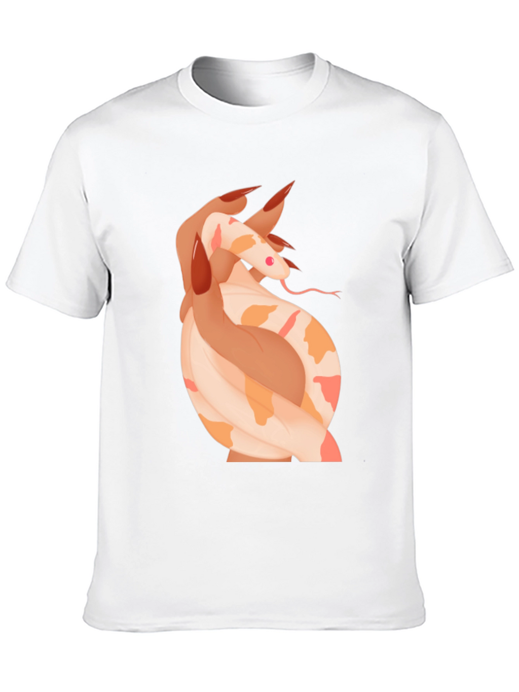 Snake & Hand Graphic Tee - Black T-Shirt