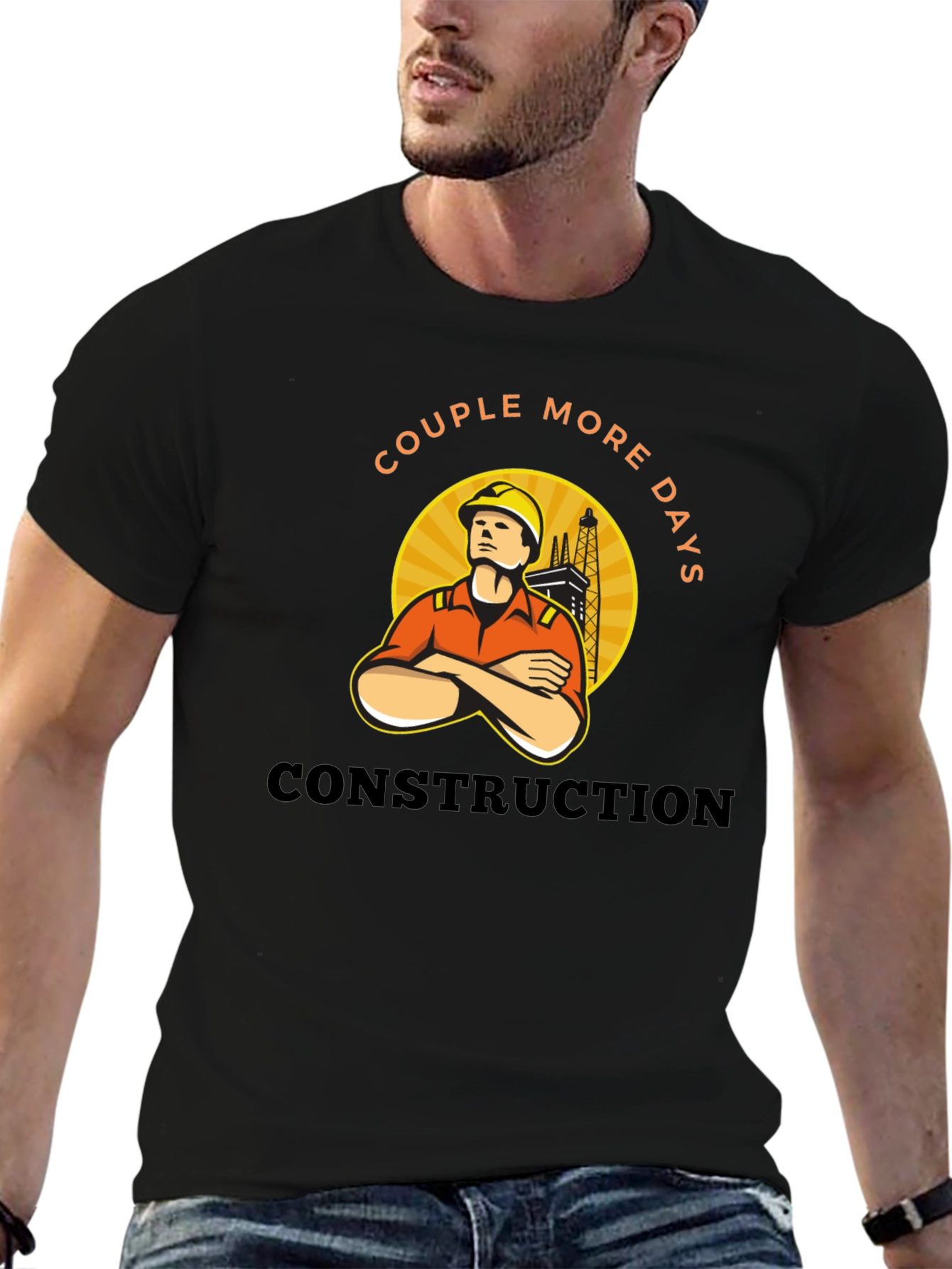Construction Worker Tee - Couple More Days