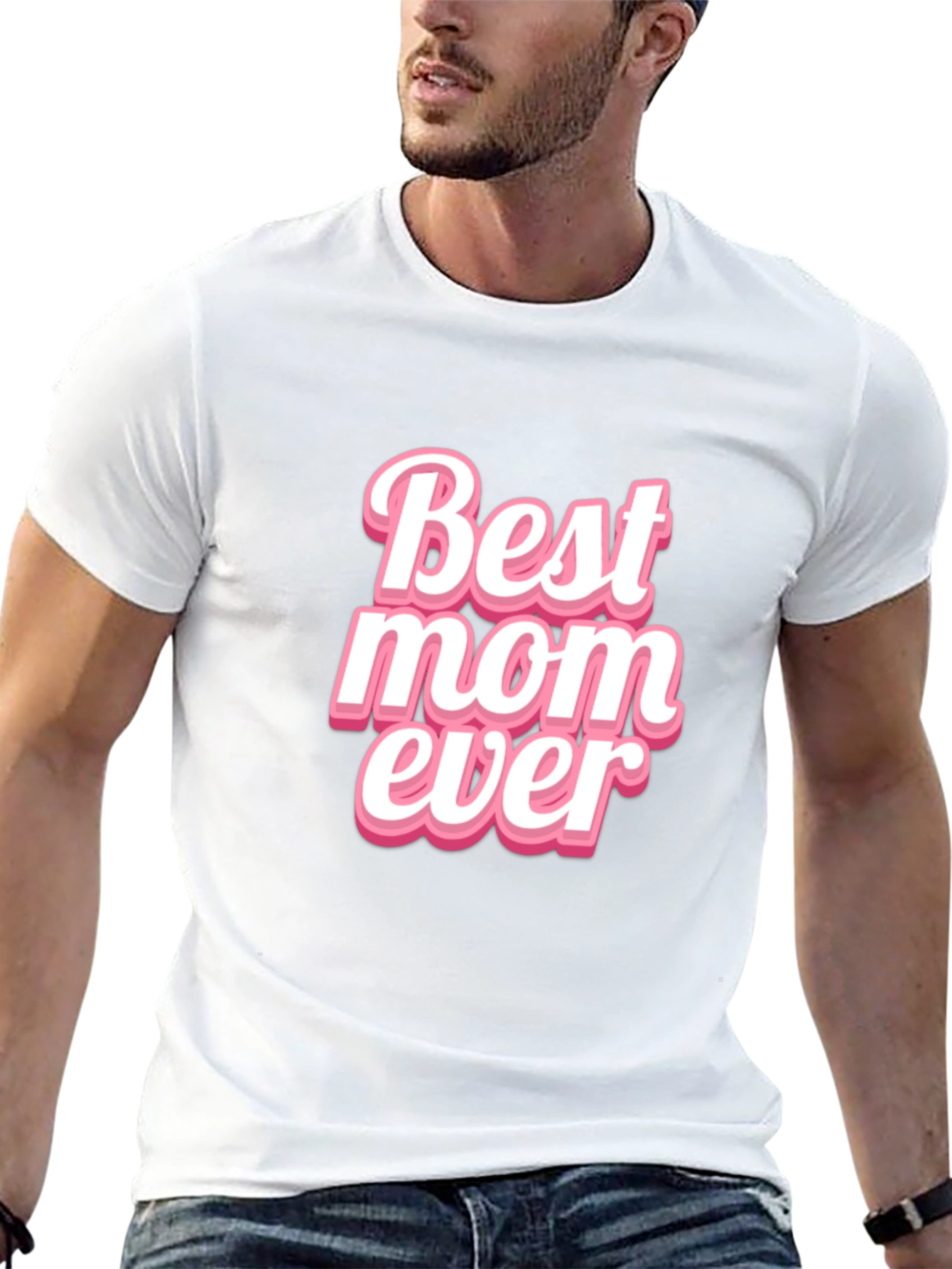 Best Mom Ever Black Graphic T-Shirt