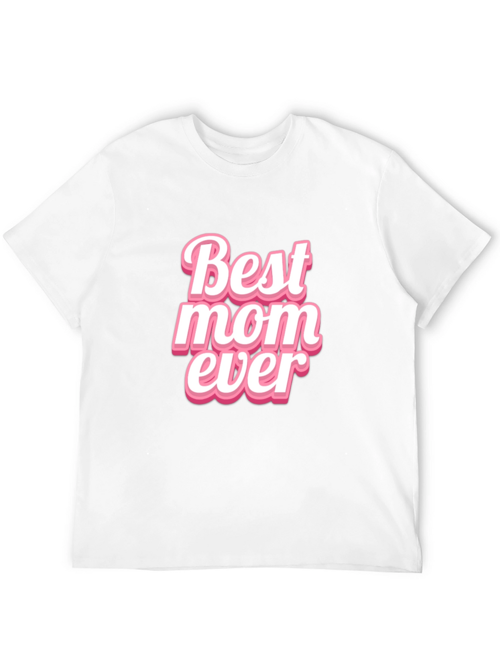 Best Mom Ever Black Graphic T-Shirt
