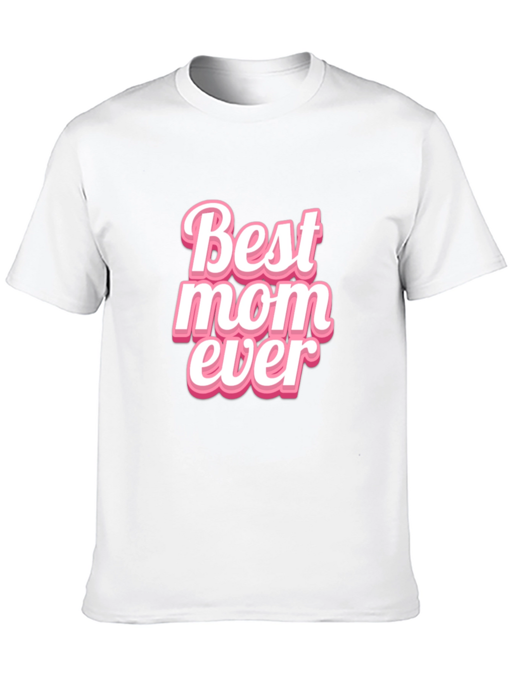 Best Mom Ever Black Graphic T-Shirt