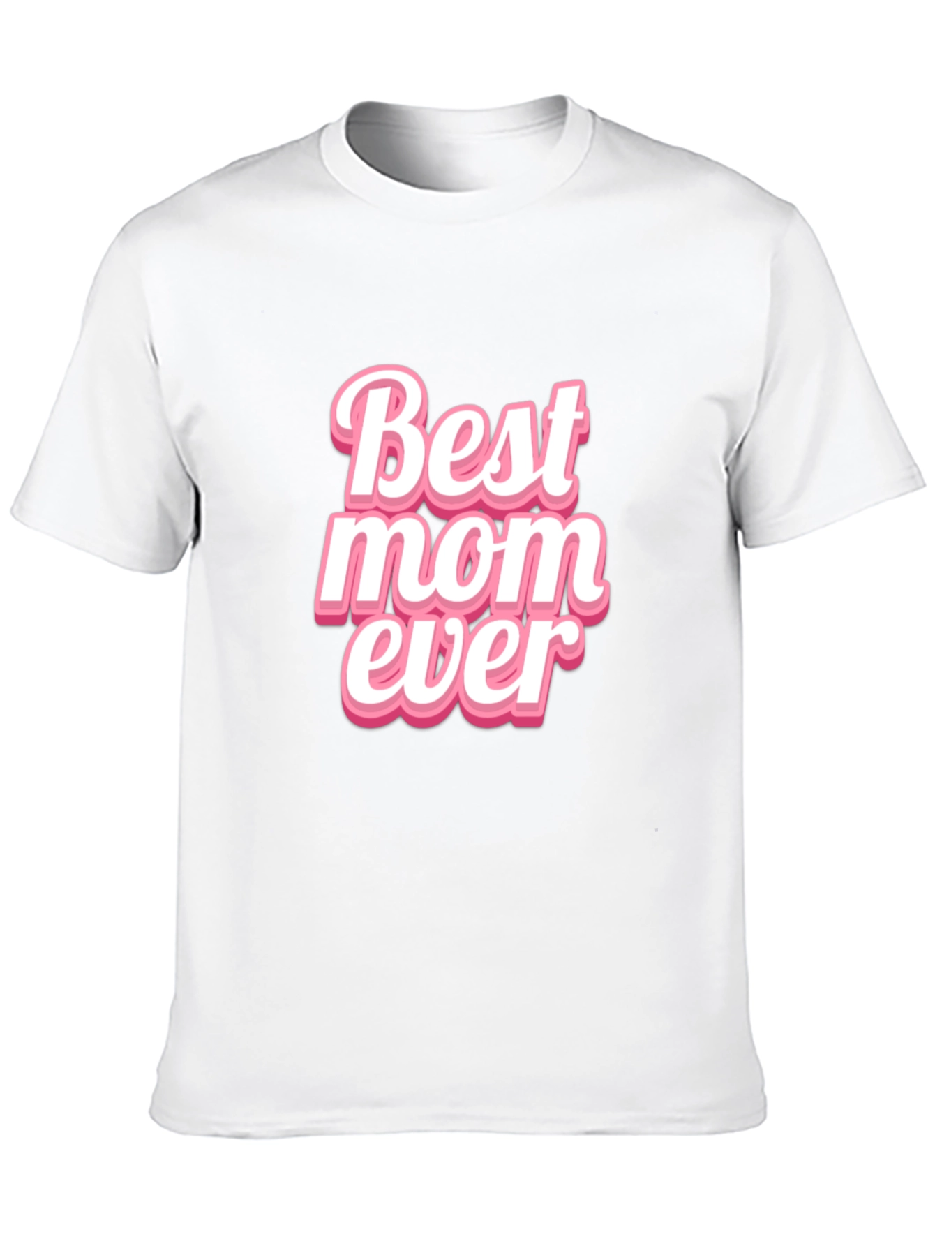 Best Mom Ever Black Graphic T-Shirt