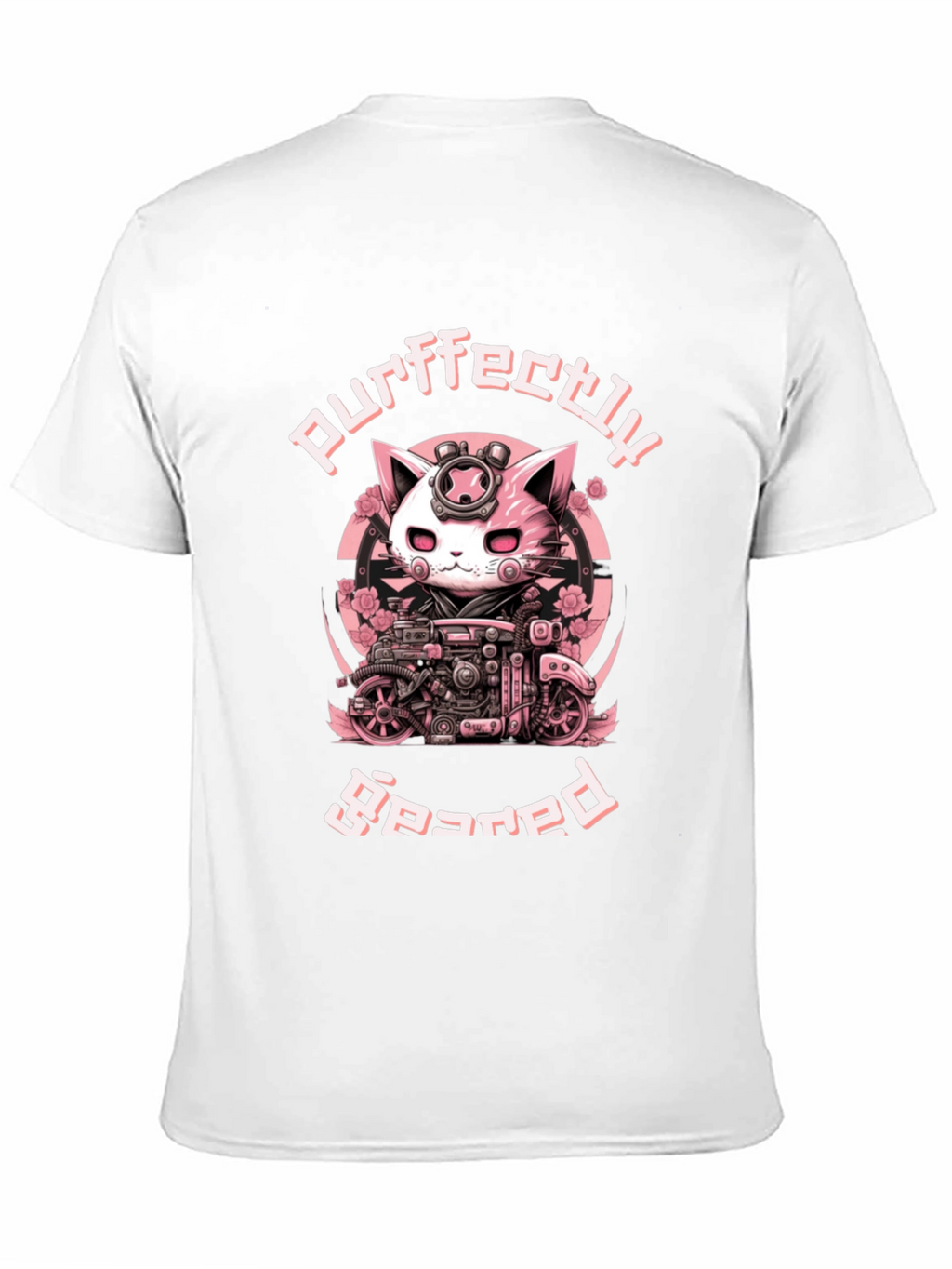 Purrfectly Geared Cat T-Shirt