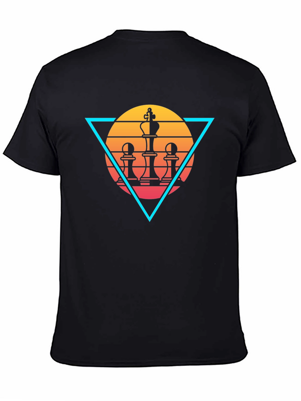 Chess King Graphic Tee - Retro Style