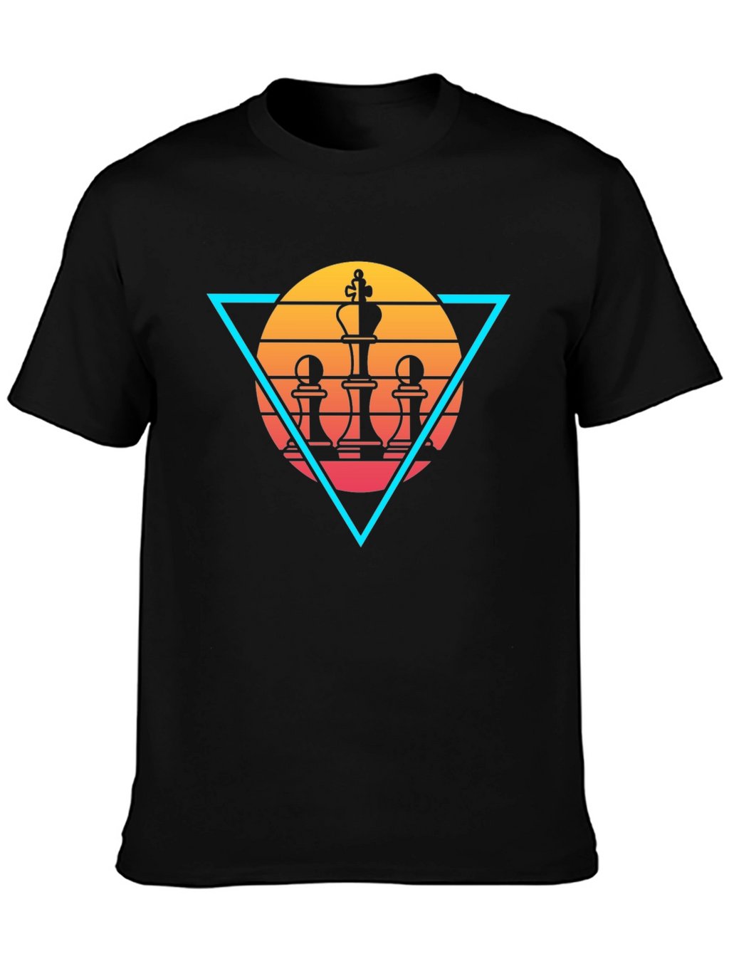Chess King Graphic Tee - Retro Style