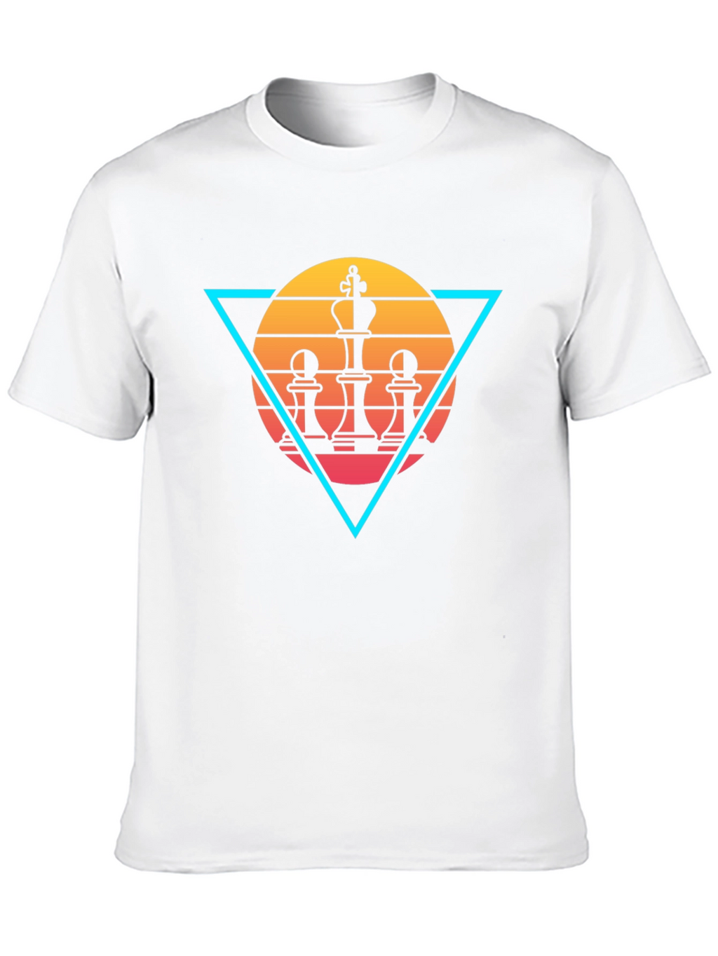 Chess King Graphic Tee - Retro Style