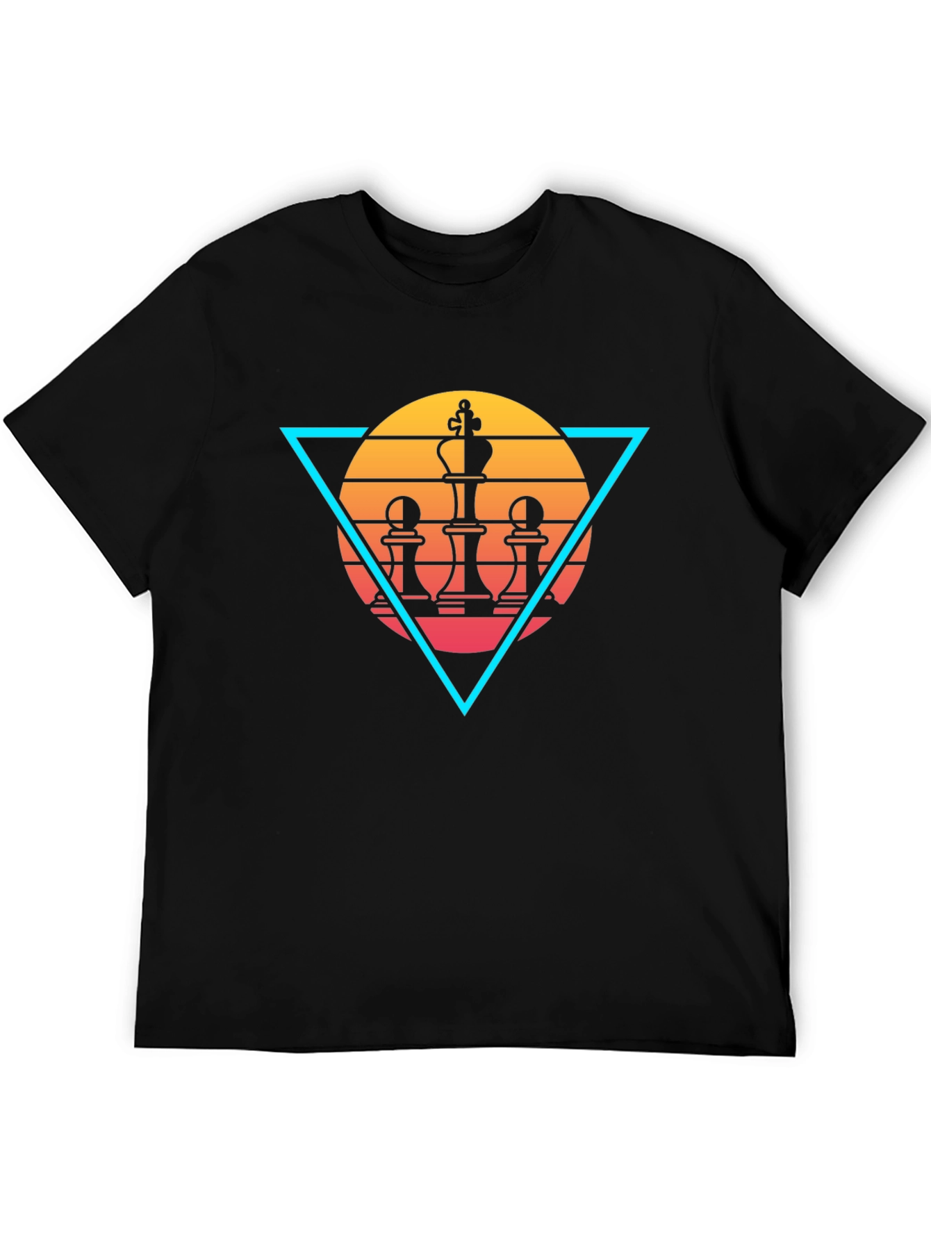 Chess King Graphic Tee - Retro Style